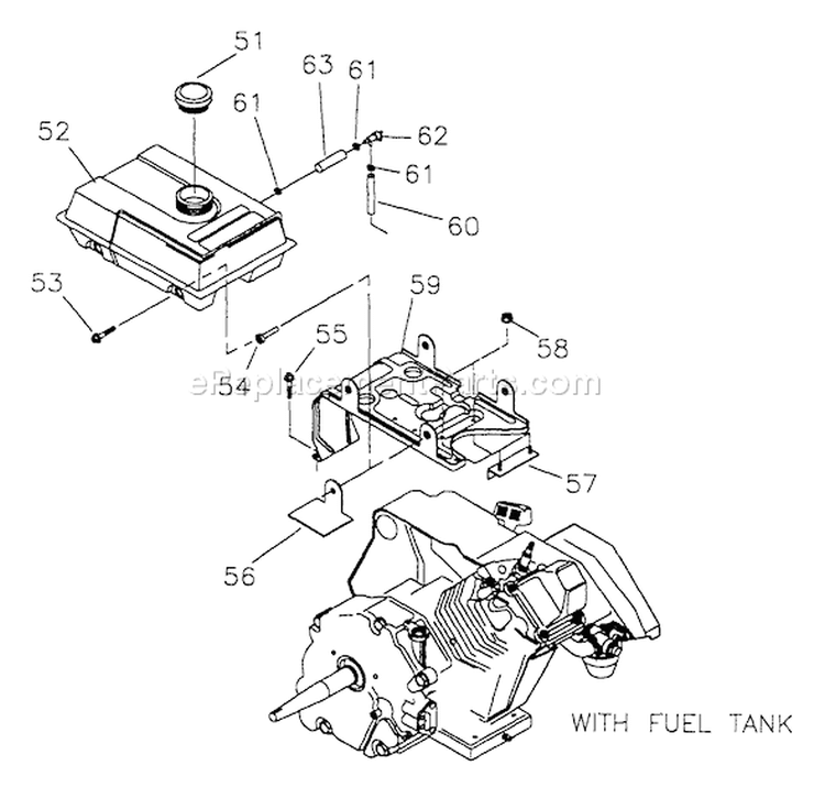 Page D Diagram and Parts List for 0765-0  Briggs and Stratton Pressure Washer